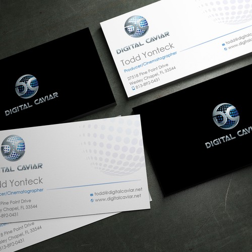 Create Business Cards for Digital Caviar Design by Zayden