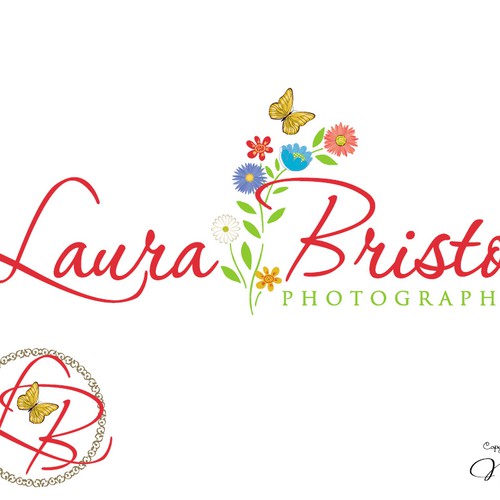 Create the next Logo Design for laura bristo photography Diseño de nicole lin designs