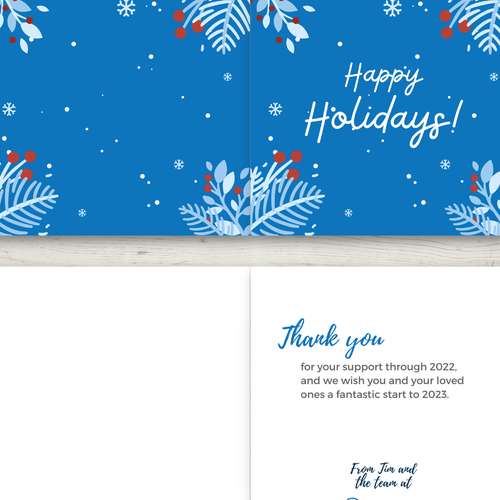 Corporate Christmas card design Design by Bezare