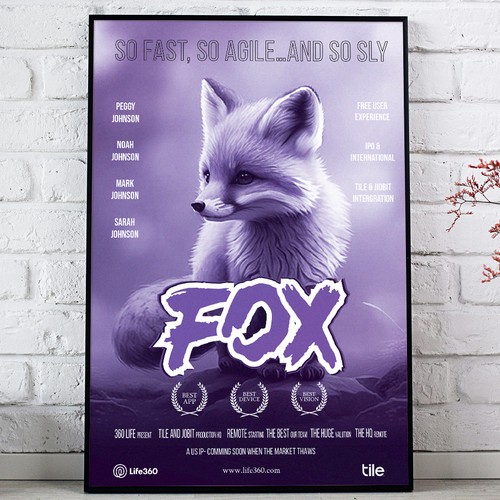 Life360 2023 Year of the Fox Poster Design by Sketch Media™