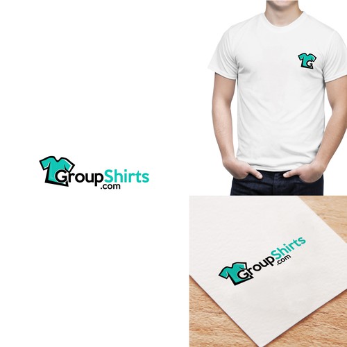 GroupShirts.com Needs a Logo! Design by Web Hub Solution