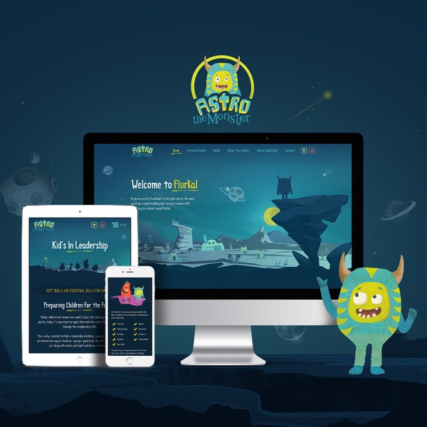 Design by set4net titled "Website for Children Book"