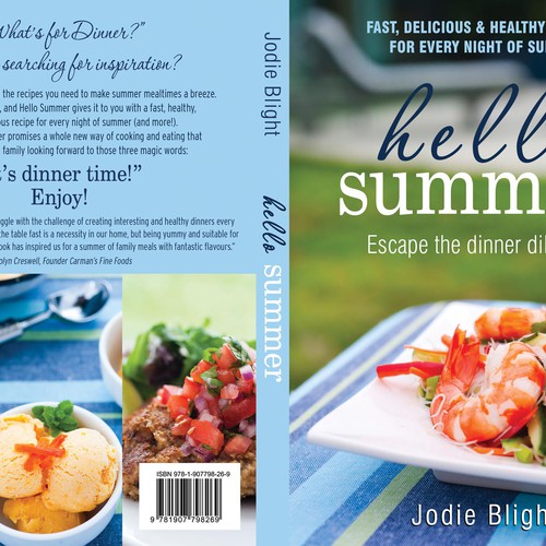 hello summer - design a revolutionary cookbook cover and see your design in every book shop デザイン by LilaM
