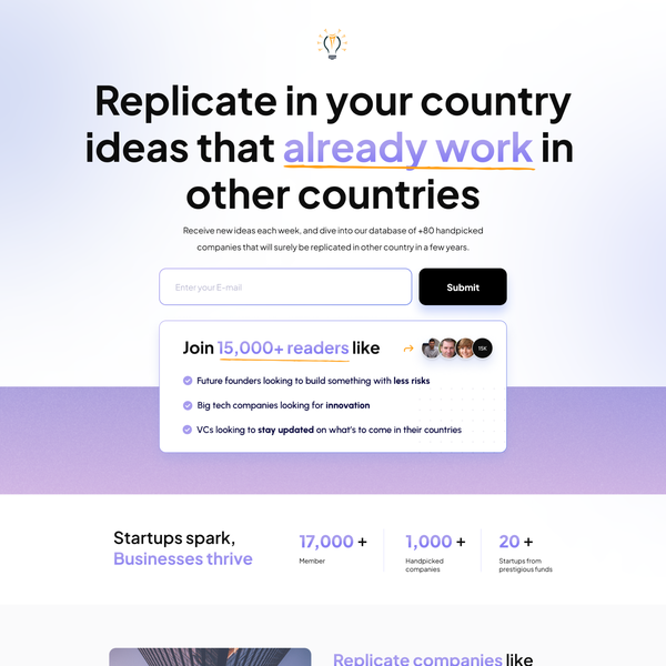 Neoseed Landing Page