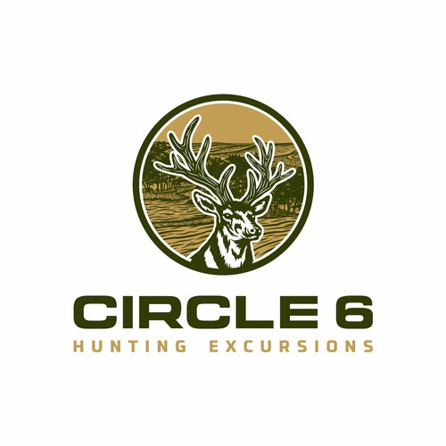 New Logo for an amazing outdoor hunting adventure called Circle 6 Design by lynxinvasion™