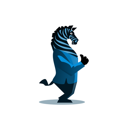 Mascot/Character Design - Zebra Design by fuad77