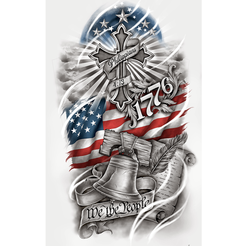 we the people tattoo stencil
