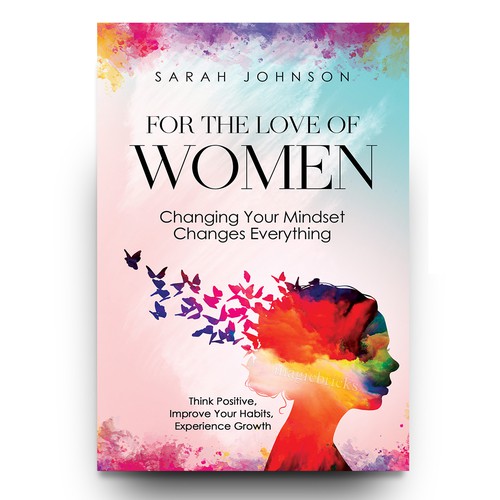 Creative book cover for the ultimate self help guide for women! Design by libzyyy