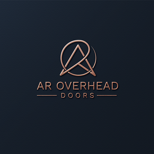 Design overhead door business logo rebranding di airdesigns24