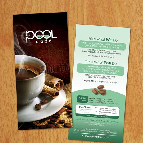The Pool Cafe, help launch this business Diseño de jay000