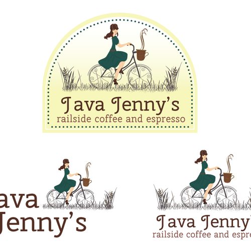 Creative ideas, please! Java Jenny's needs a logo! Diseño de lena...