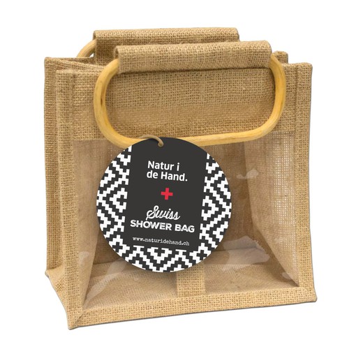 Eye-catching, trendy and environmentally friendly packaging for shampoo bar and natural soap produce Design by intanamir