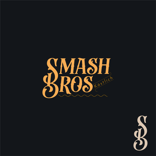 Wir möchten ein Logo mit Wiedererkennungswert für unser Burgerrestaurant Smash Bros Design by Artdityax