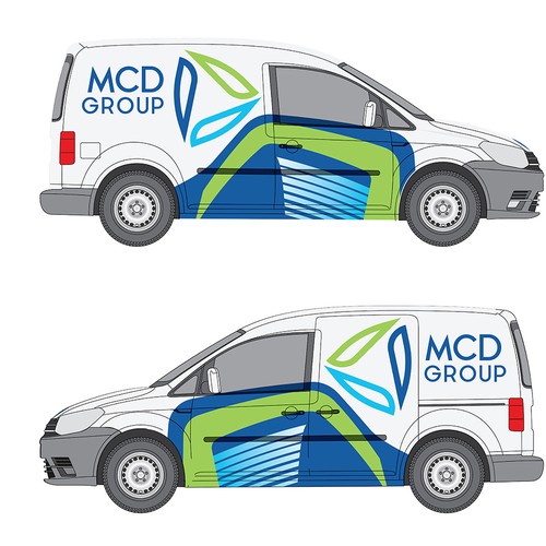 Partial wrap design for MCD Group Design by TheThreeMedia