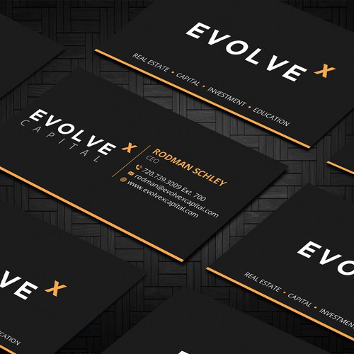 Design a Powerful Business Card to Bring EvolveX Capital to Life! デザイン by Design"Glory"