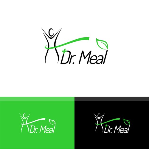 Meal Replacement Powder - Dr. Meal Logo Réalisé par Jayaraya™