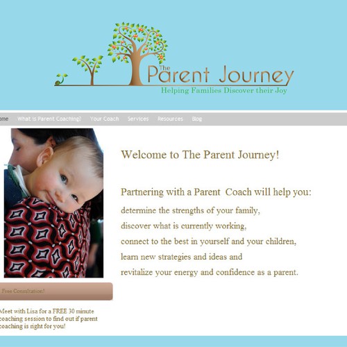 The Parent Journey needs a new logo デザイン by Yagura