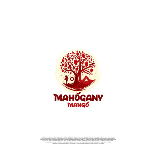 Mahogany Mango, Glow in the Dark Supplies, Festival, Glamping/Camping and Kids Room Fun Market Design by Enigma Graphic™