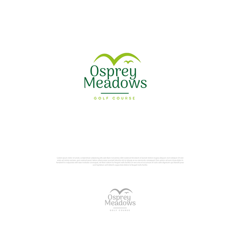 Golf Course Logo - Osprey Meadows Golf Course at Tamarack Design by reflect the style ™