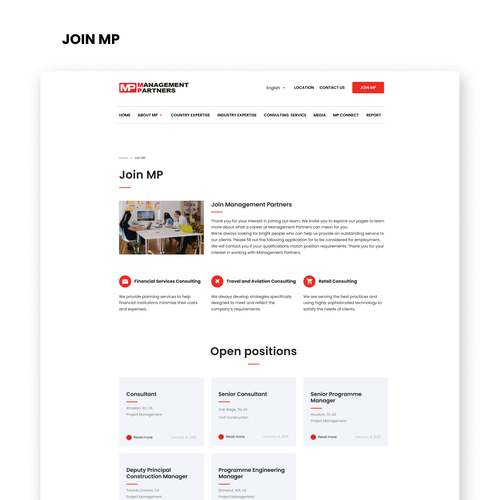 Designs | MP Website Redesign | Web page design contest