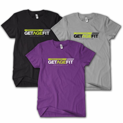 Create Bold, Dynamic Design for Get Age Fit Concierge Studio Apparel Design by JasmoroGraphic