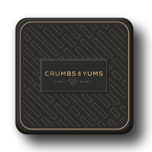 Design crums and yums cookie tin di intanamir