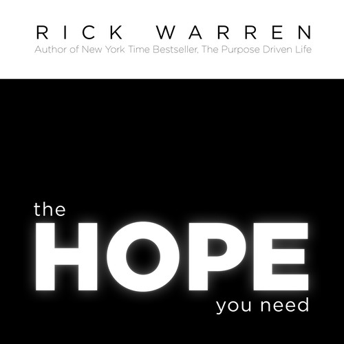 Chris RuchさんのDesign Rick Warren's New Book Coverデザイン