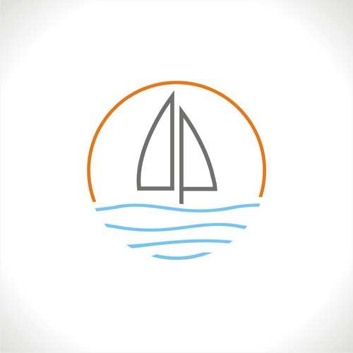 Catamaran boat, family moving to live on board, logo and name design Design by LOGOMAN*