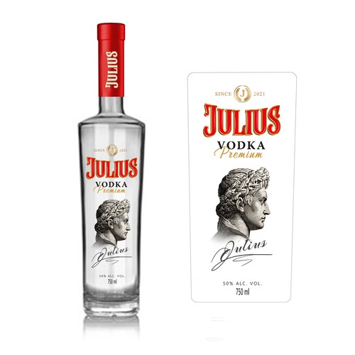 Label design for new vodka Brand Design by infest