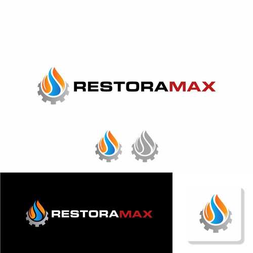 Restoration Company Branding. Design by MD KABIR ART