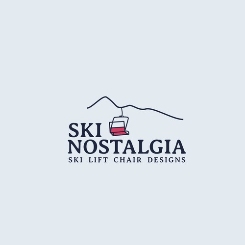 Ski lift chair design to appeal to ski lovers-nostalgia Design by ∴ S O P H I Ē ∴