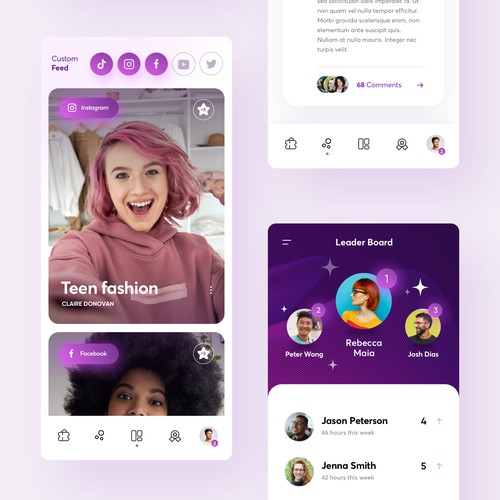 New Social Media Notification App Design Needed Design von Minimal D