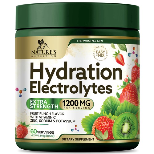 Hydration Electrolytes Design Needed for Nature's Nutrition Design by Black-Pepper