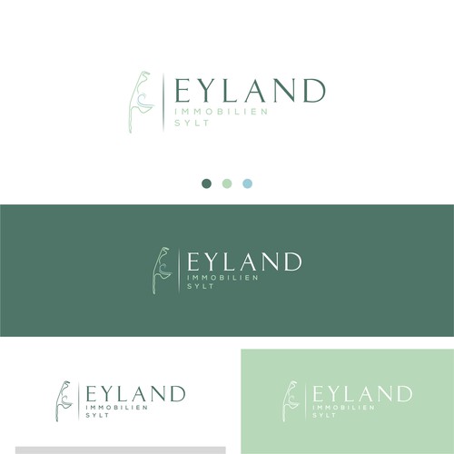 Create a real estate seller logo for Sylt which combines luxury, beach-surf-life, freedom and nature-ontwerp door M.muyunda