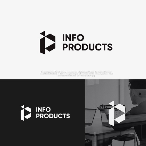 InfoProducts.com - Logo & Branding Design by gardani
