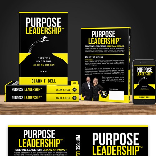 Purpose Leadership Book Cover Design by HRM_GRAPHICS