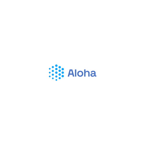 Aloha logo deisgn for an AI Software Design by Rumah Lebah