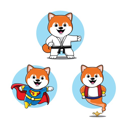 Redesign the Mascot for our Crypto Dog Coin and see it marketed EVERYWHERE! Design by Artist86