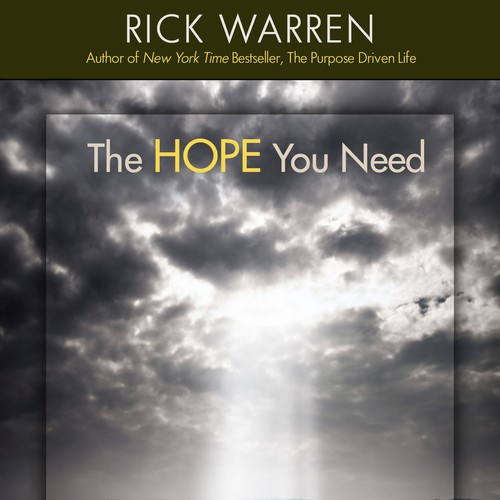 Design Rick Warren's New Book Cover Diseño de Jaroah