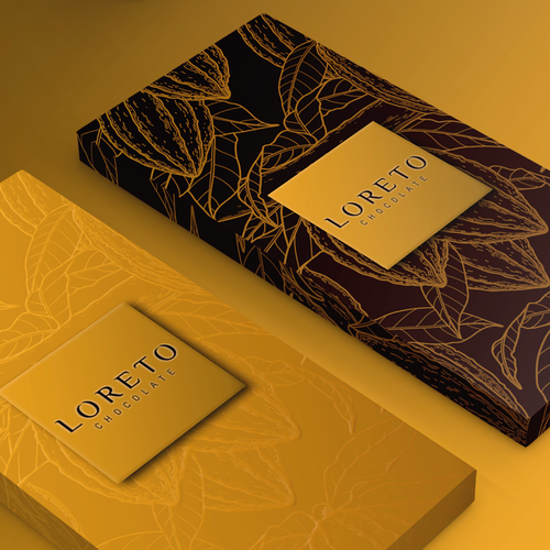 Luxury chocolate brand Design by undrthespellofmars