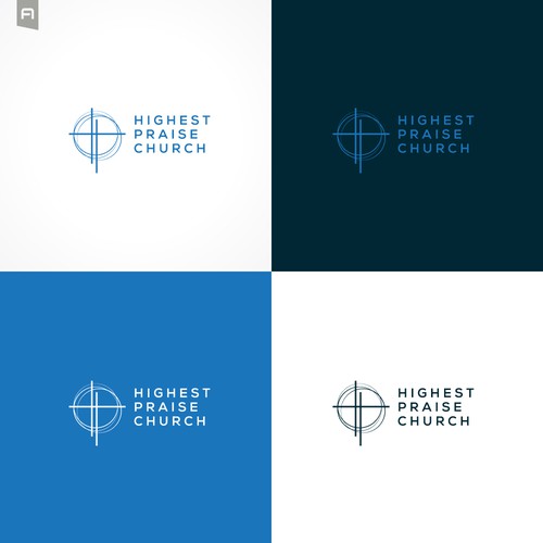 Fresh modern church logo デザイン by a'DZ
