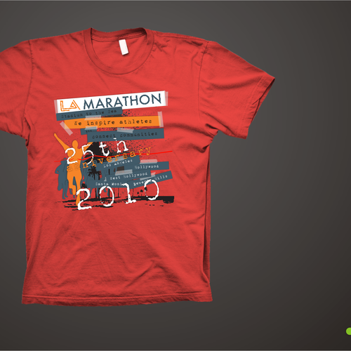 LA Marathon Design Competition Design by jonda.ro