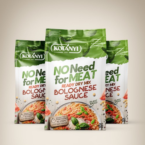 Packaging Project for International plant-based dry mix for International Herbs & Spices Company Design by Mr. Ozz