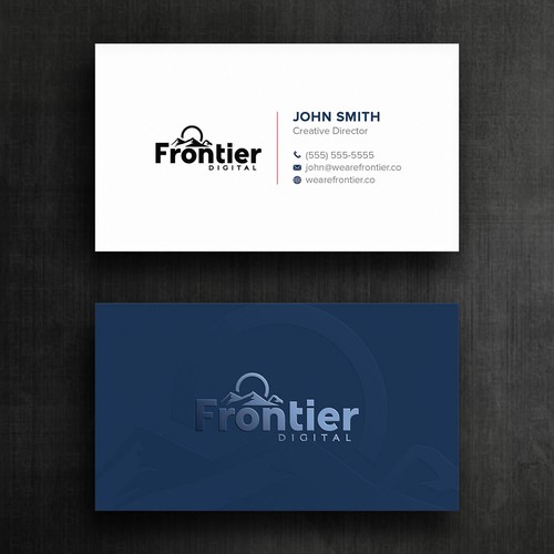 Create a business card with a rock solid brand Réalisé par Felix SH