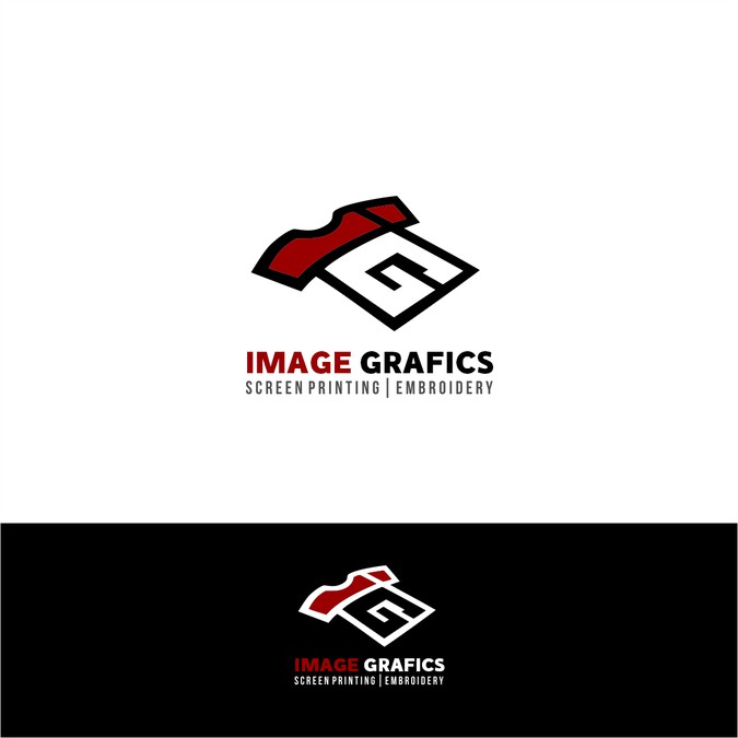 Create a Logo that says what we do "screen printing and embroidery