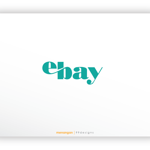 99designs community challenge: re-design eBay's lame new logo! Réalisé par menangan