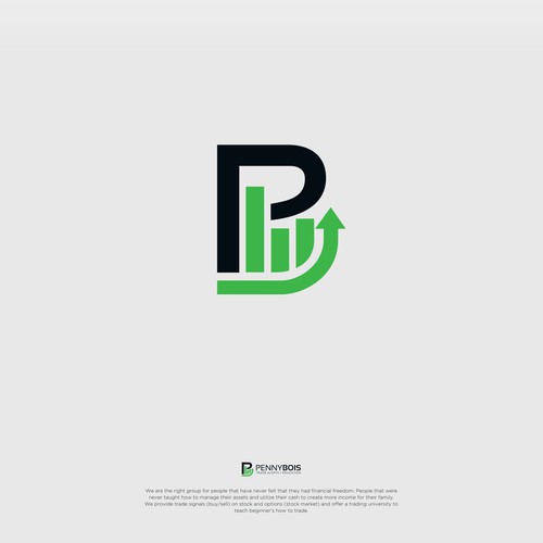 Build our brand - modern/inventive logo for stock trading community that's like a family. Design by HachePe