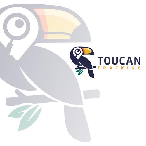 Tracking Software with Toucan in Design (Toucan Tracking Logo) Design by agitpurnamasari