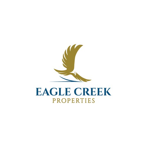 Design "Eagle Creek Properties" logo- Buy Real Estate from owners. Design by deez.xyz