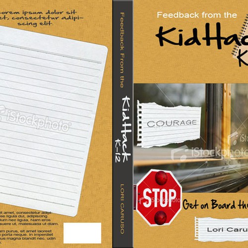 Help Feedback from  the Kidhack  K-12 by Lori Caruso with a new book or magazine cover Réalisé par VortexCreations